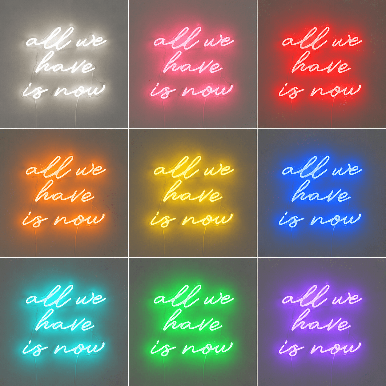 All We Have Is Now LED Neon Sign Bedroom Decor - Shineneon