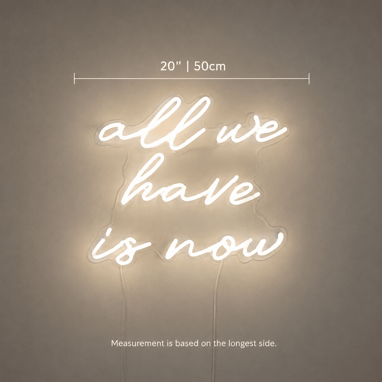 All We Have Is Now LED Neon Sign Bedroom Decor Wall Neon Sign - Shineneon