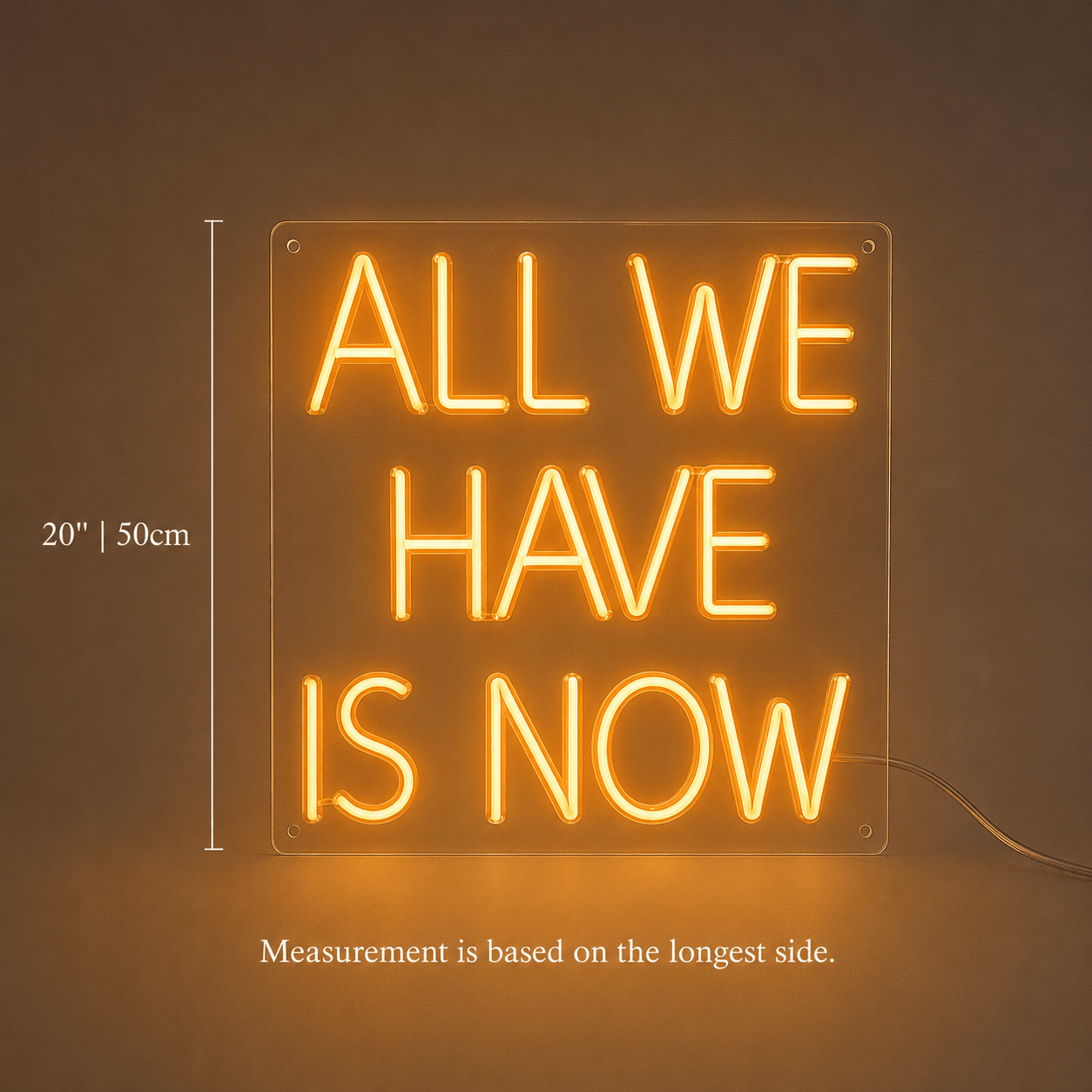 All We Have Is Now LED Neon Sign Home Decor Wall Neon Sign - Shineneon
