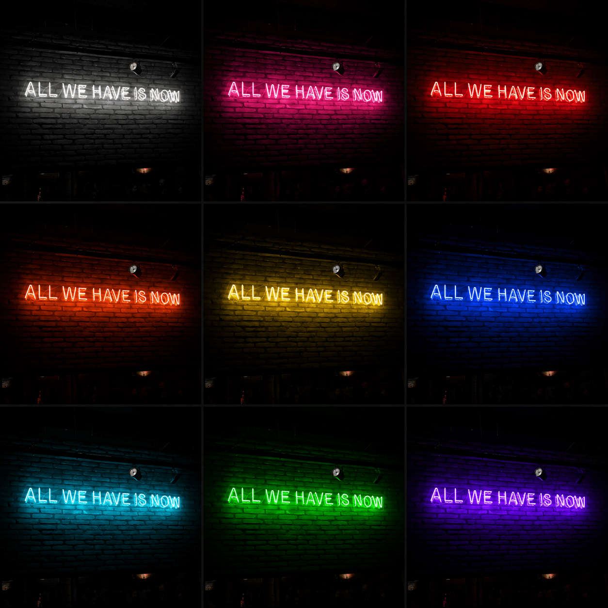 All We Have Is Now LED Neon Sign Home Wall Art Wall Neon Sign - Shineneon
