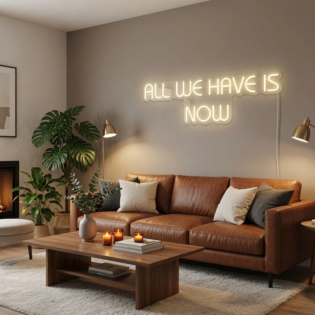 All We Have Is Now LED Neon Sign Wall Decor - Shineneon