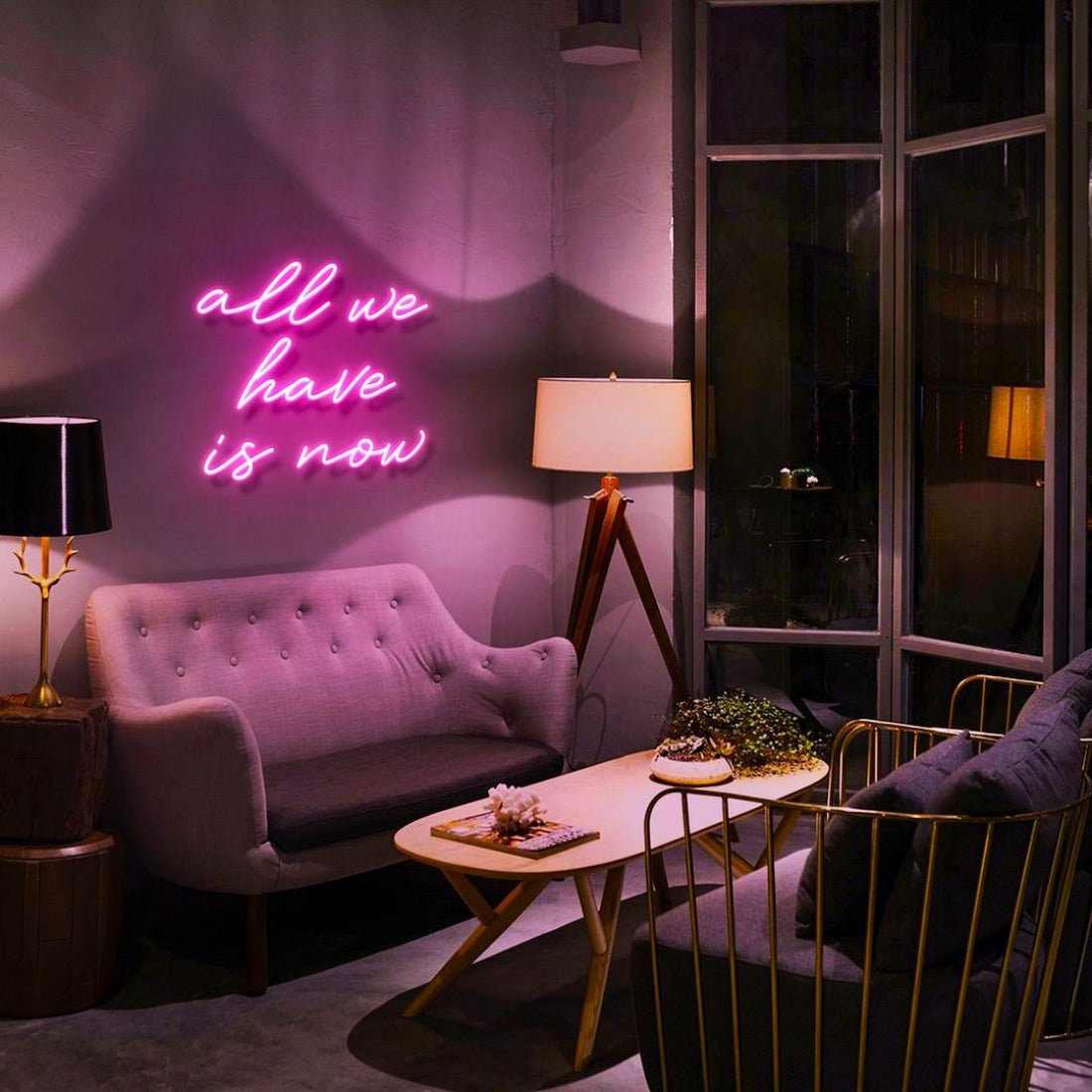 All We Have Is Now Led Sign Business Neon Sign - Shineneon