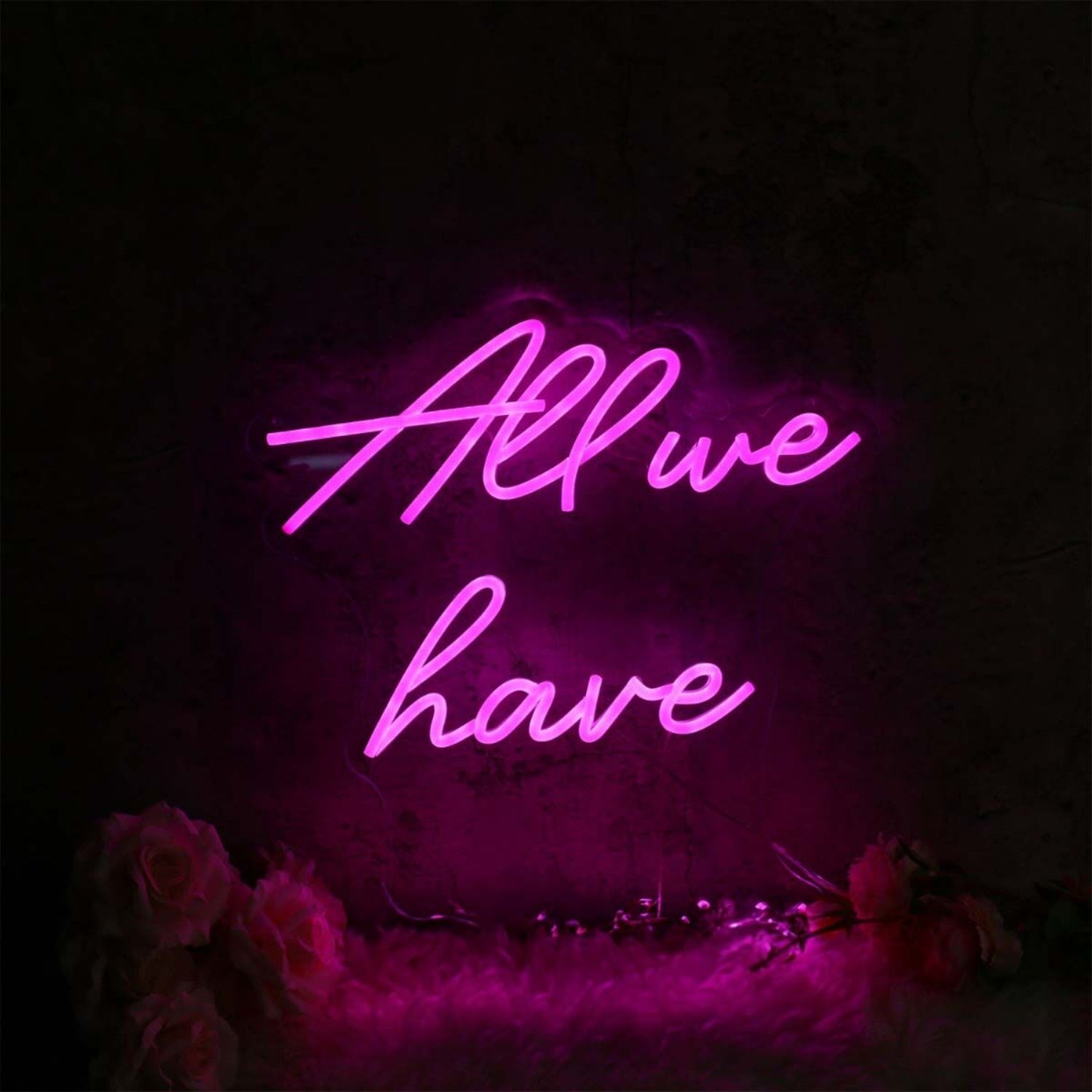 All We Have Is Now Pink Led Neon Sign - Shineneon