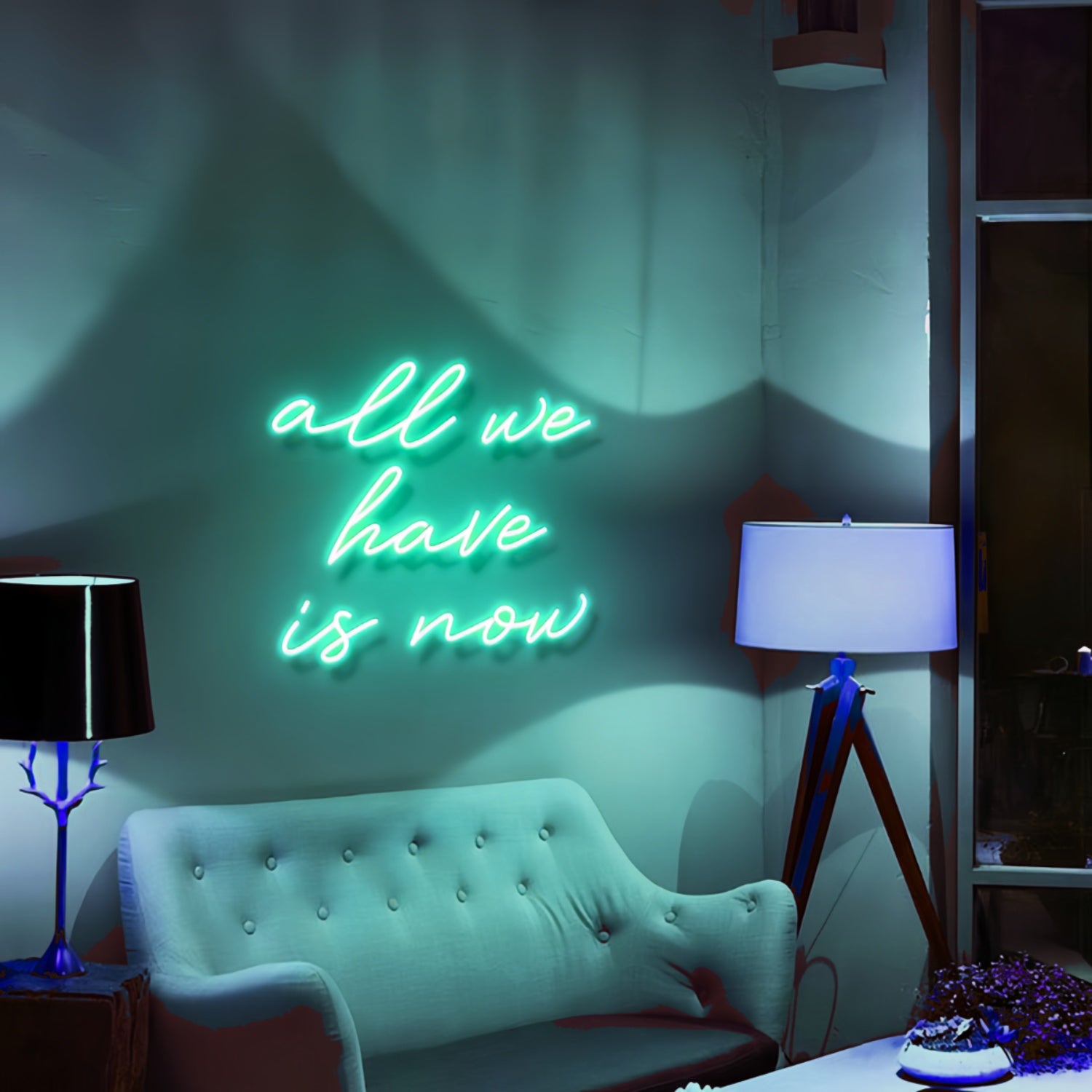 All We Have Is Now Seize The Day With Motivational Neon | Shineneon