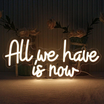 All We Have Is Now Space Adventure Led Neon Sign Indoor Cosmic Decor | Shineneon