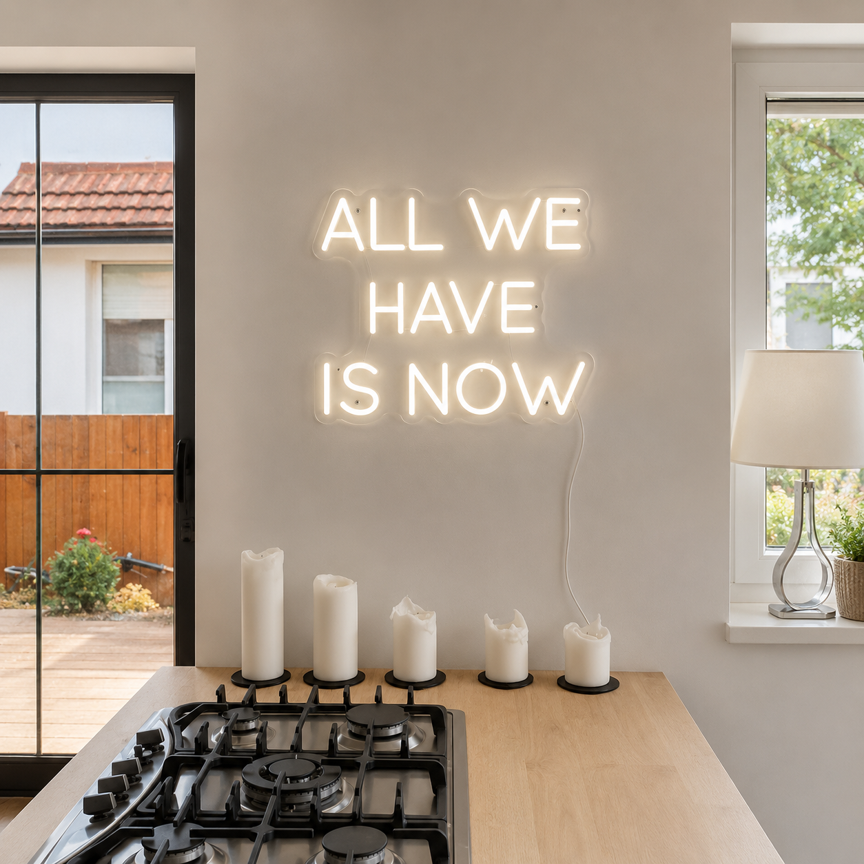 All We Have Is Now Wall Decor Room Decor LED Neon Sign - 01 Original Product Image