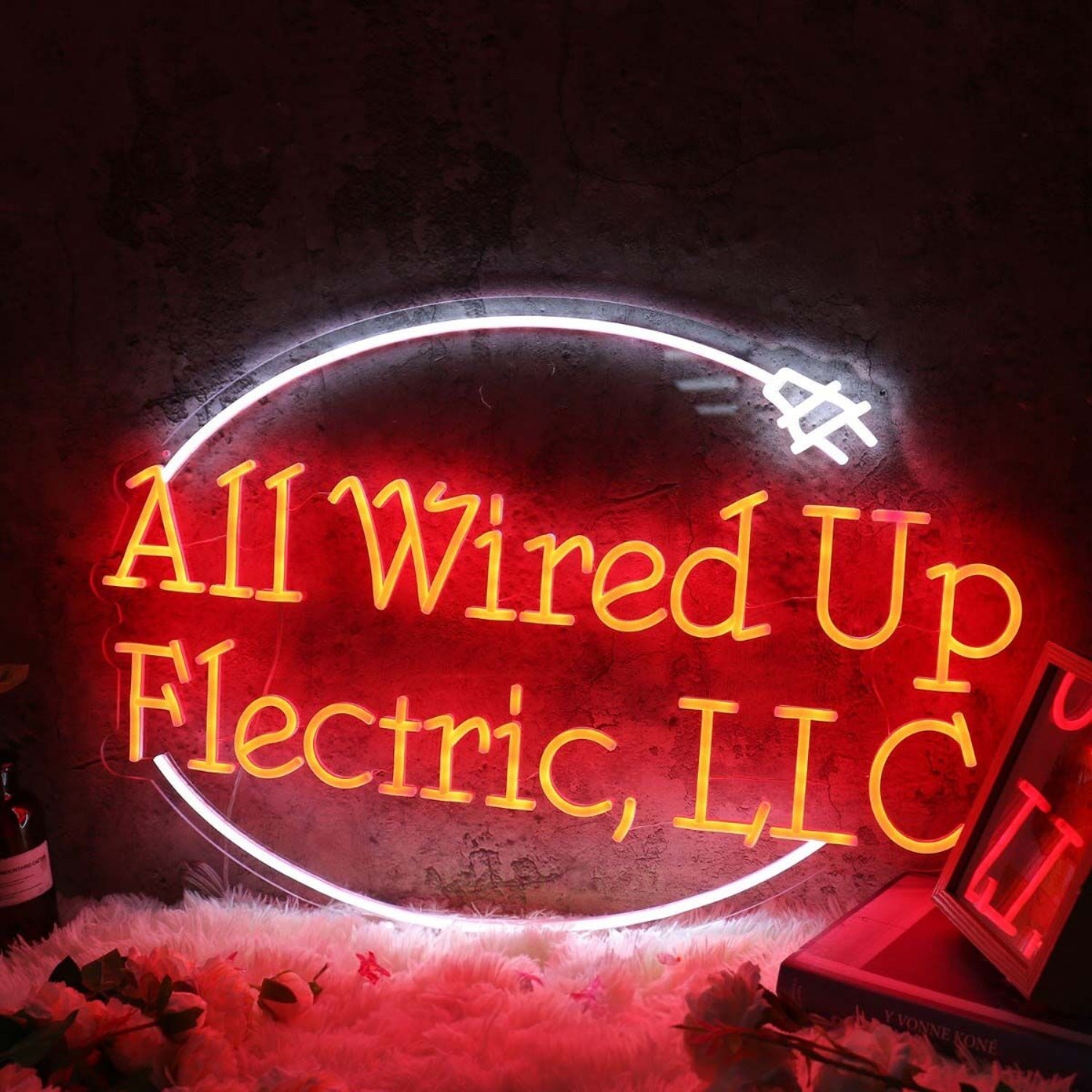 All Wired Up Flectric Llc Red Led Neon Sign - Shineneon