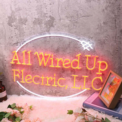 All Wired Up Flectric Llc Red Led Neon Sign - Shineneon
