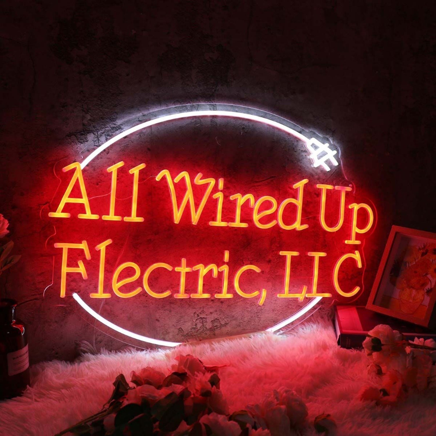 All Wired Up Flectric Llc Red Led Neon Sign - Shineneon