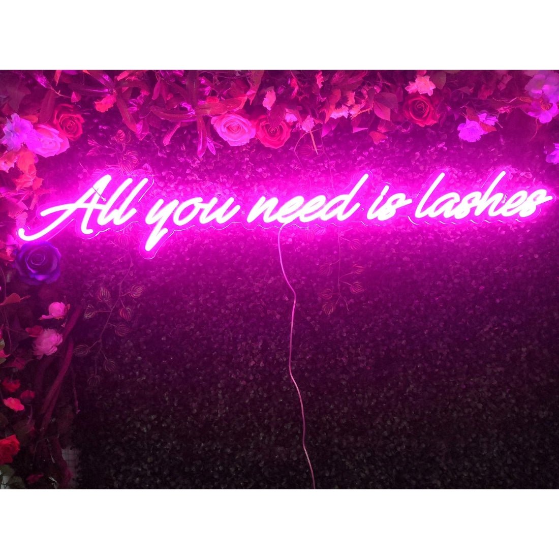 All You Need Is Lashes Led Sign Business Neon Sign Wall Decor - Shineneon