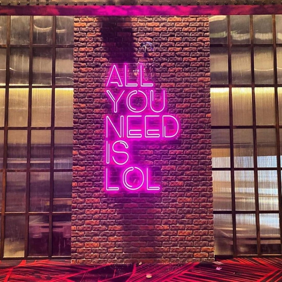 All You Need Is Lol Led Sign Business Neon Sign - Shineneon