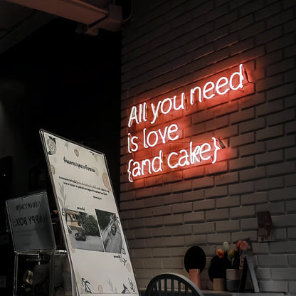 All You Need Is Love And A Piece Of Cake | Shineneon