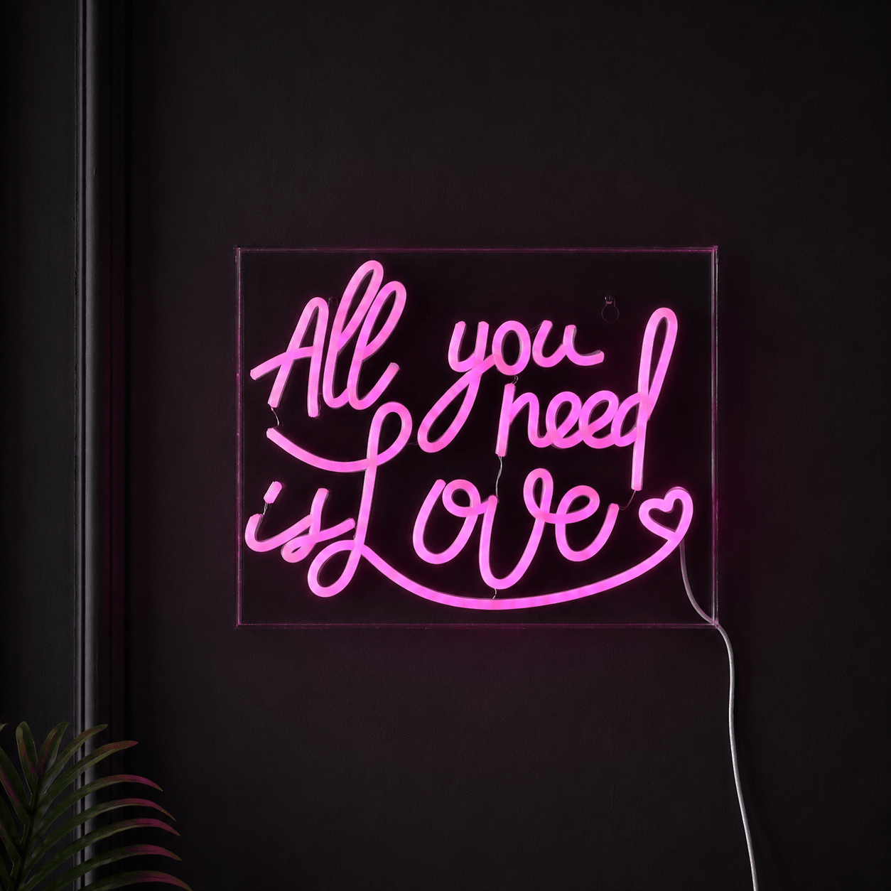 All You Need Is Love LED Neon Sign Bedroom Decor - Shineneon