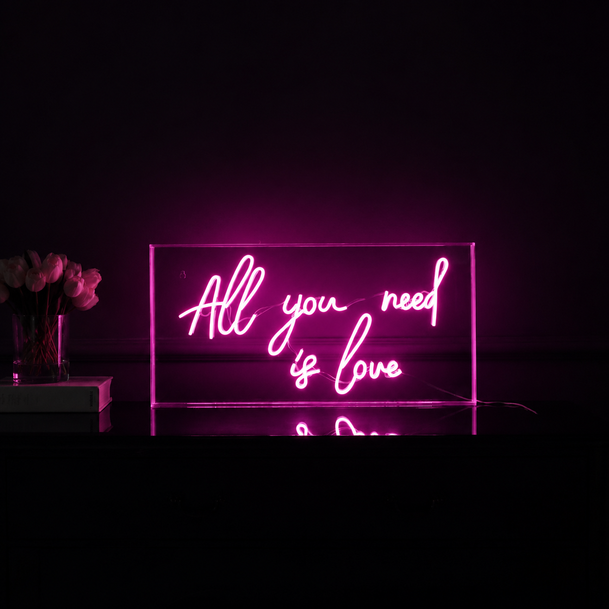 All You Need Is Love LED Neon Sign Home Wall Art - 01 Original Product Image