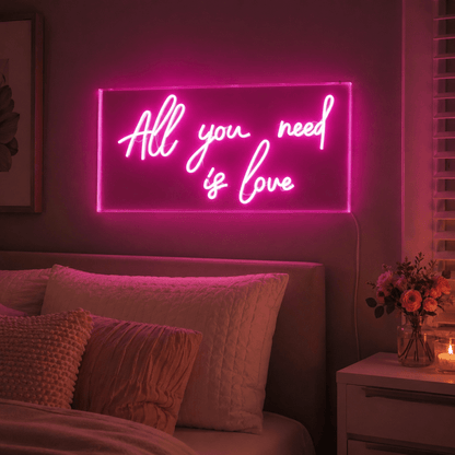 All You Need Is Love LED Neon Sign Home Wall Art - Shineneon