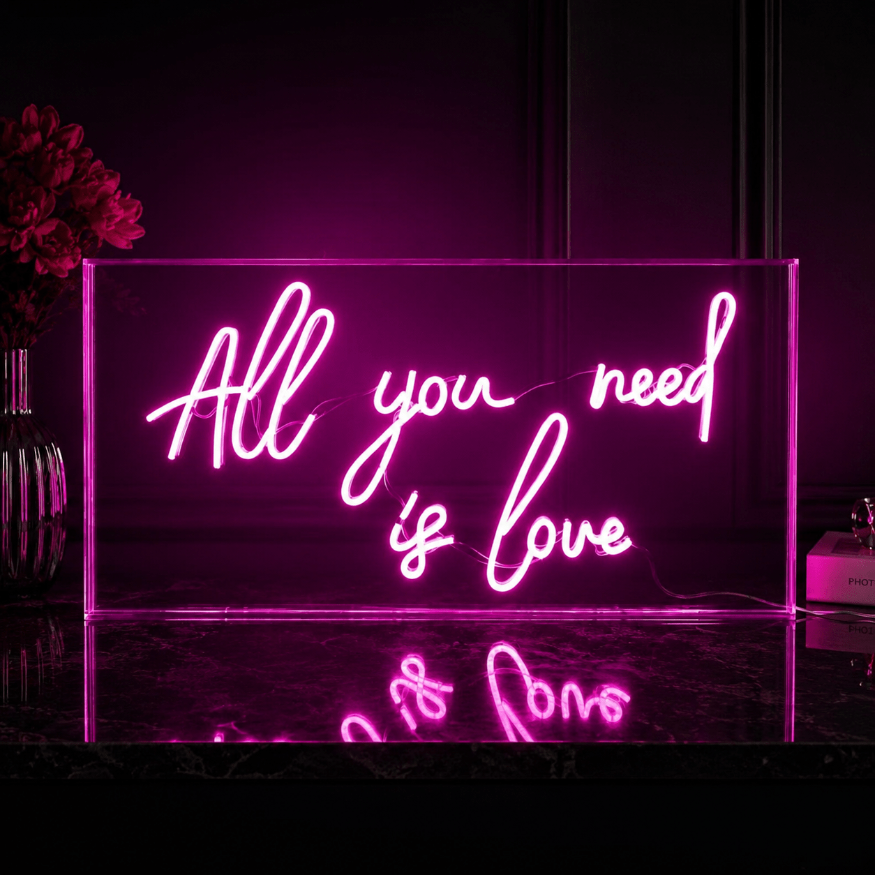 All You Need Is Love LED Neon Sign Home Wall Art - Shineneon