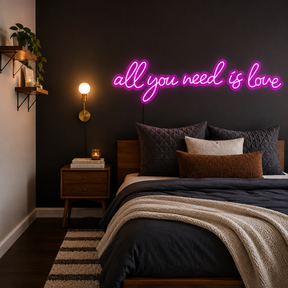All You Need Is Love LED Neon Sign Wall Neon Sign - 02 High-Converting Product Image