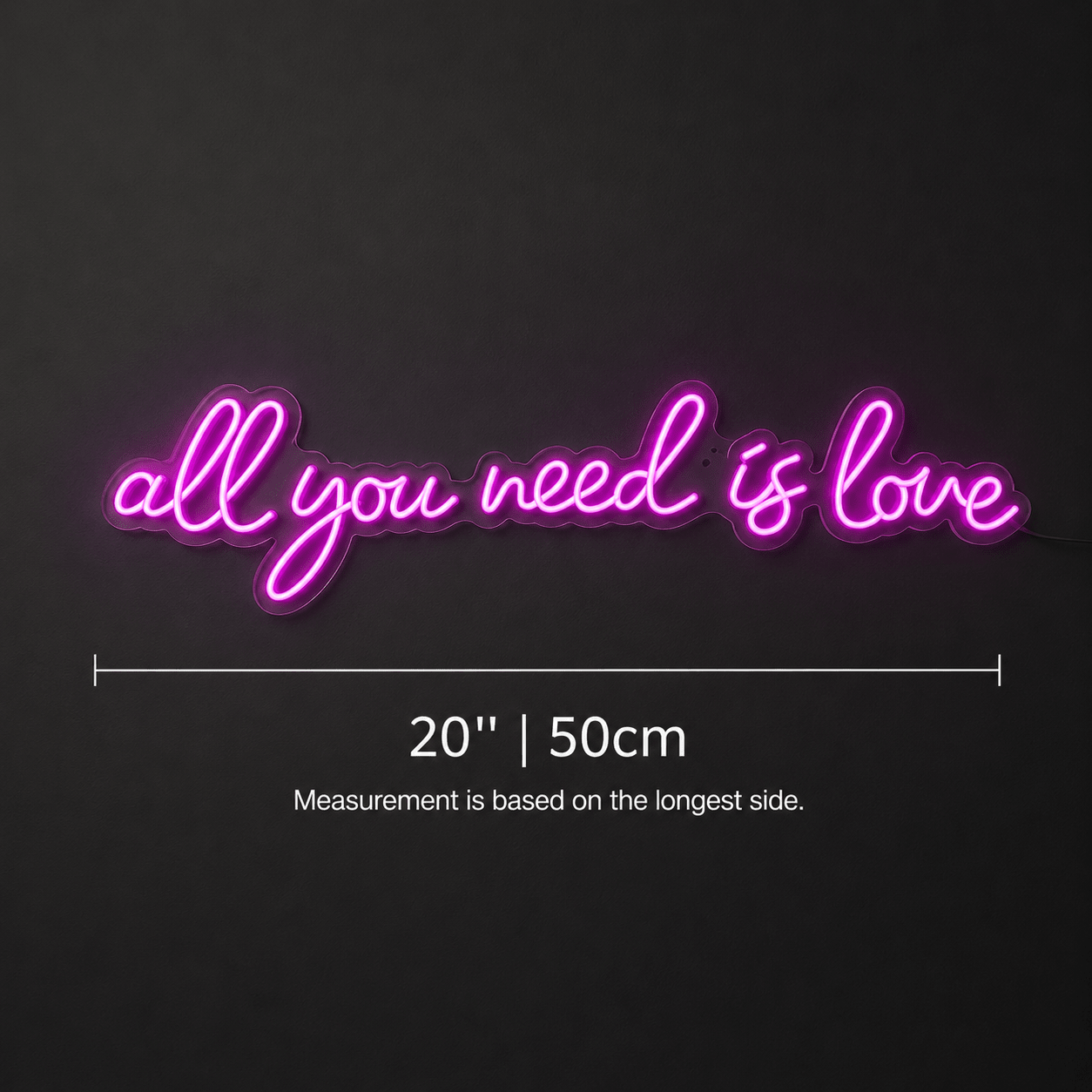 All You Need Is Love LED Neon Sign Wall Neon Sign - Shineneon