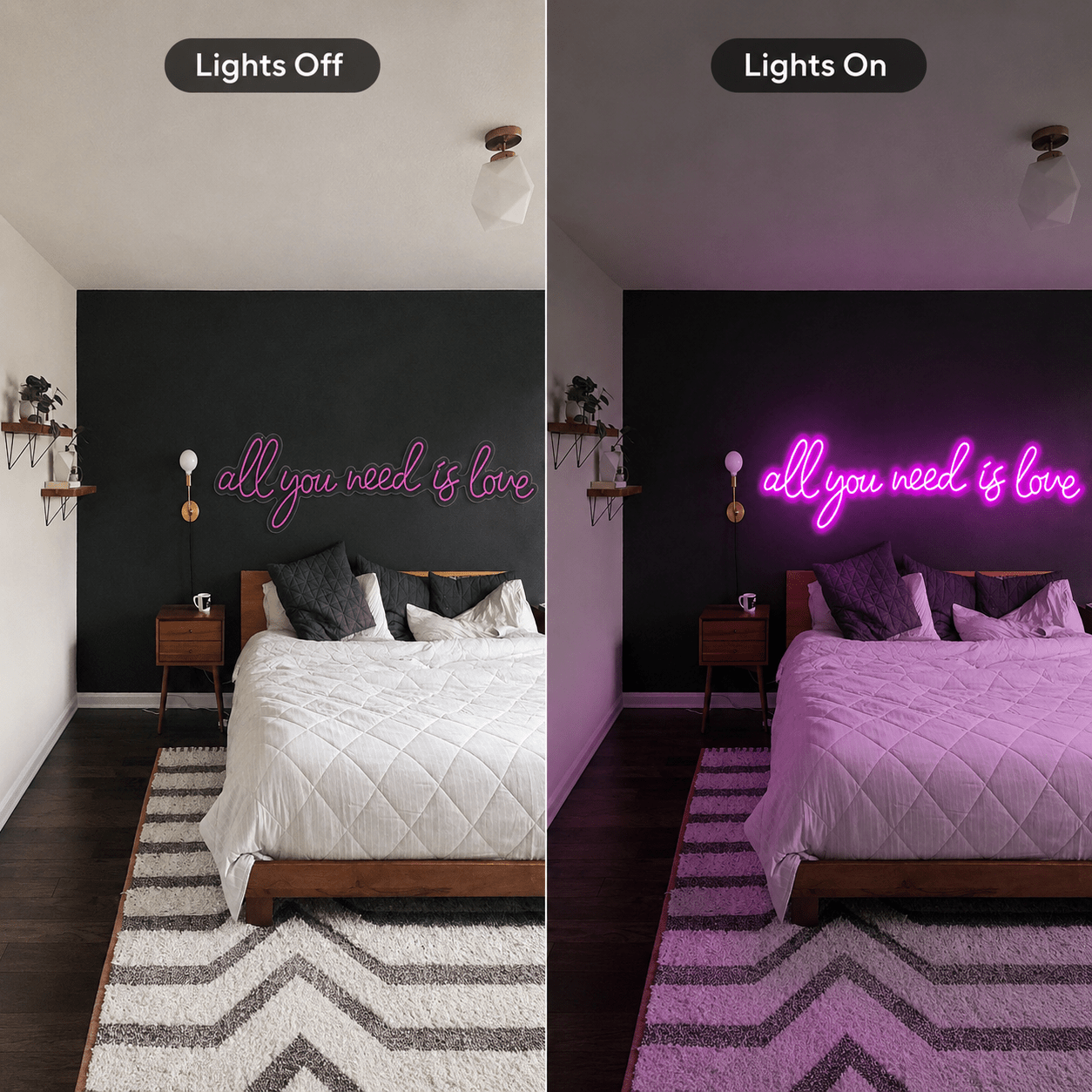All You Need Is Love LED Neon Sign Wall Neon Sign - Shineneon