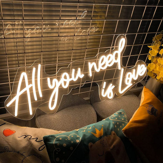 All You Need Is Love Led Sign Business Neon Sign For Wall Art