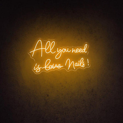 All You Need Is Love Mails Pink-White Led Neon Sign Home Decor | Shineneon