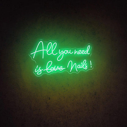 All You Need Is Love Mails Pink-White Led Neon Sign Home Decor | Shineneon