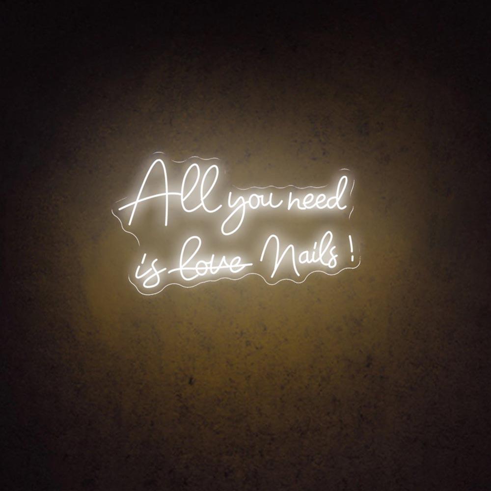 All You Need Is Love Mails Pink-White Led Neon Sign Home Decor | Shineneon