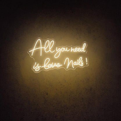 All You Need Is Love Mails Pink-White Led Neon Sign Home Decor | Shineneon