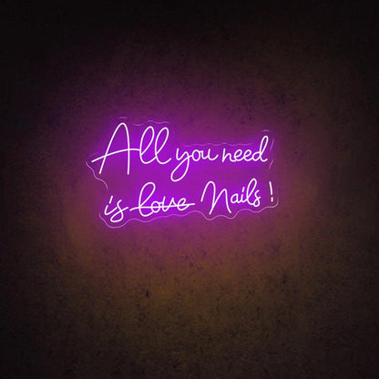 All You Need Is Love Mails Pink-White Led Neon Sign Home Decor | Shineneon