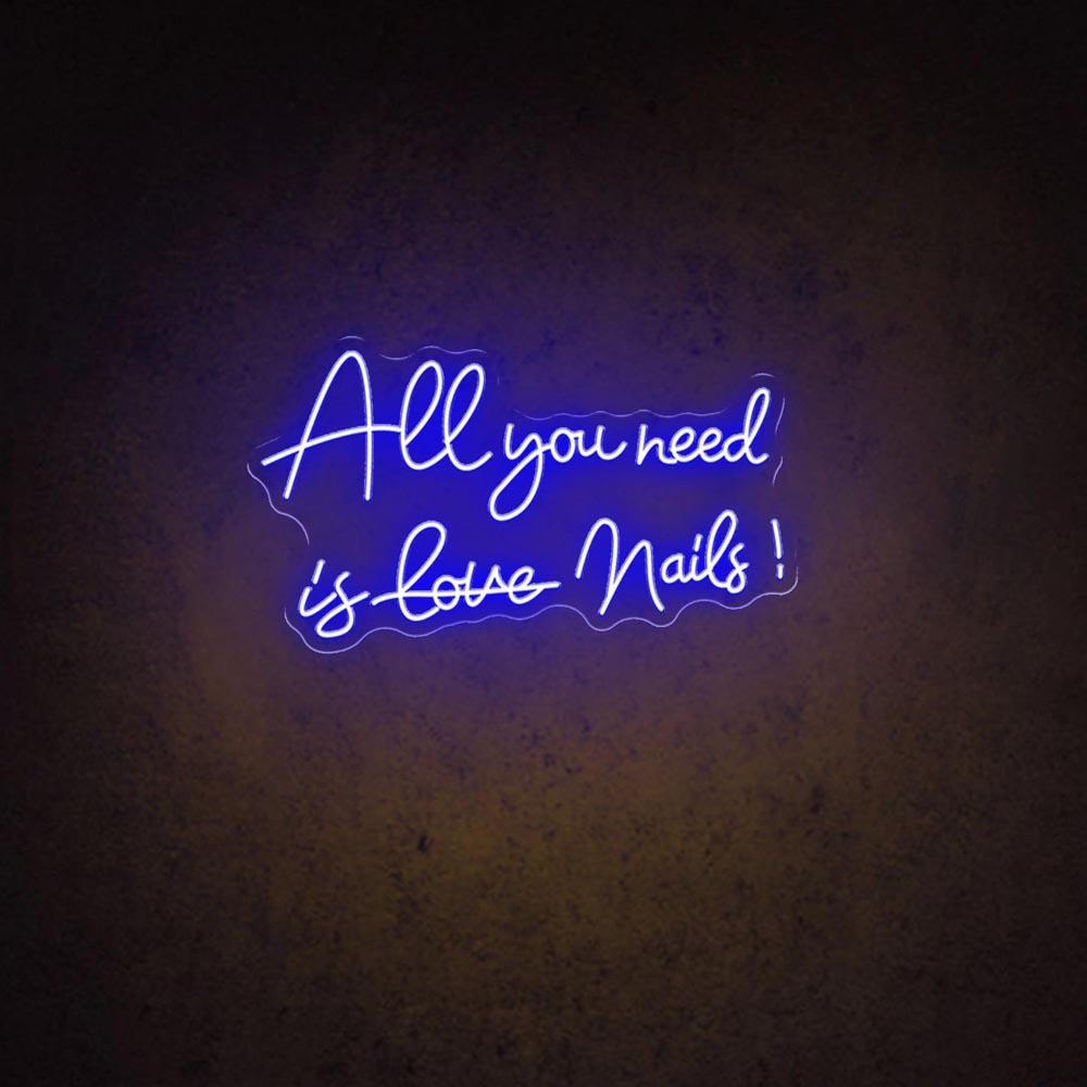 All You Need Is Love Mails Pink-White Led Neon Sign Home Decor | Shineneon
