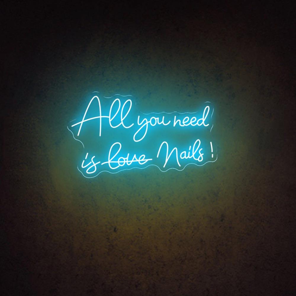 All You Need Is Love Mails Pink-White Led Neon Sign Home Decor | Shineneon