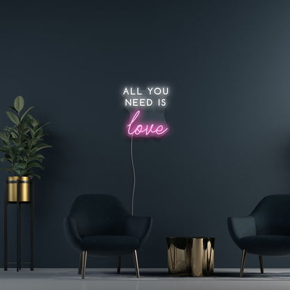 All You Need Is Love Neon Light Sign | Shineneon