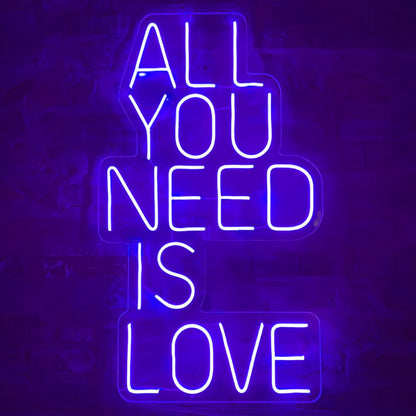 All You Need Is Love Neon Sign | Shineneon