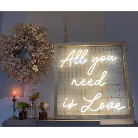 All You Need Is Love Neon Sign Led Signs For Business