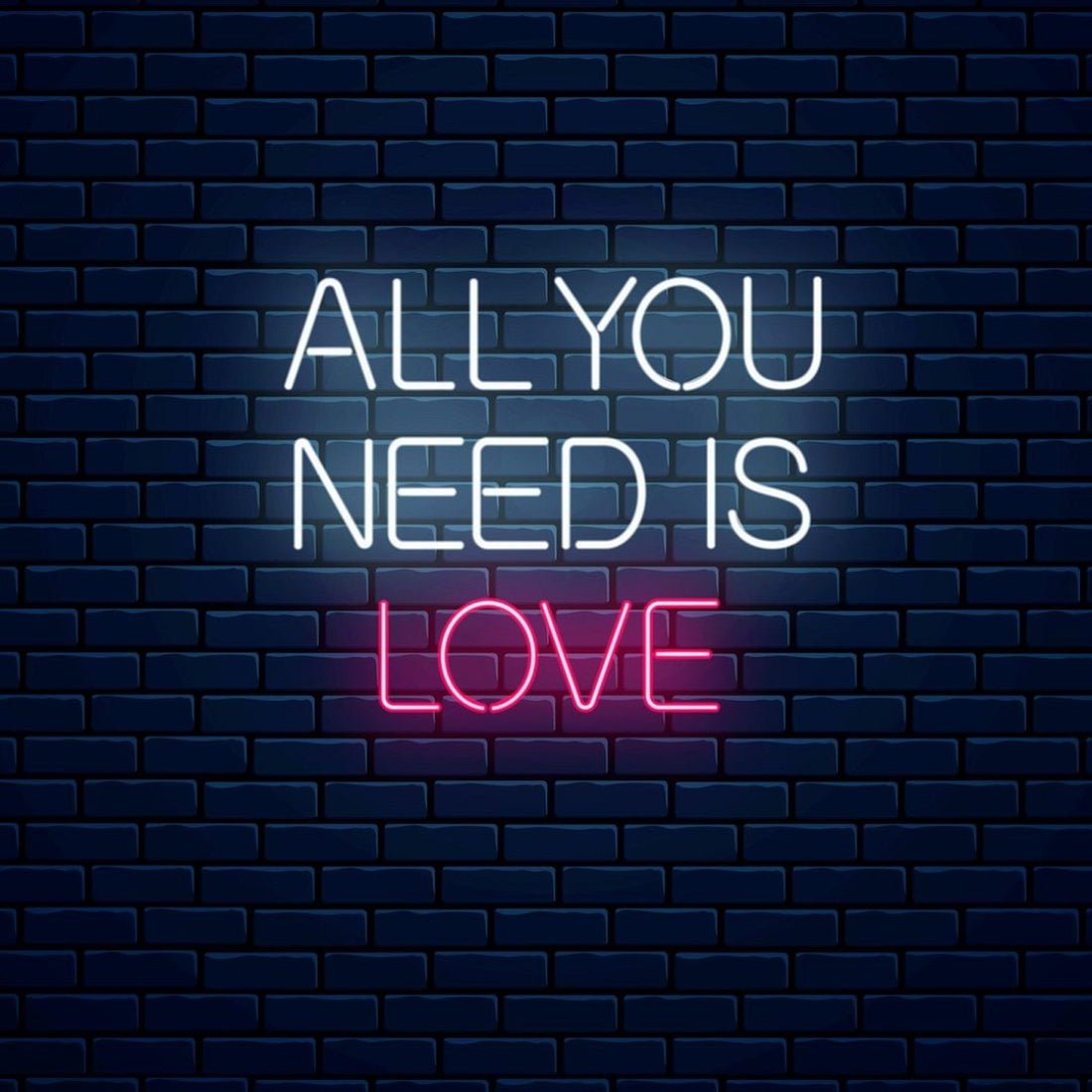 All You Need Is Love Neon Sign Led Signs For Home - Shineneon