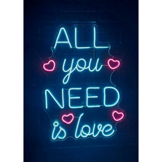 All You Need Is Love Neon Sign Led Wall Art