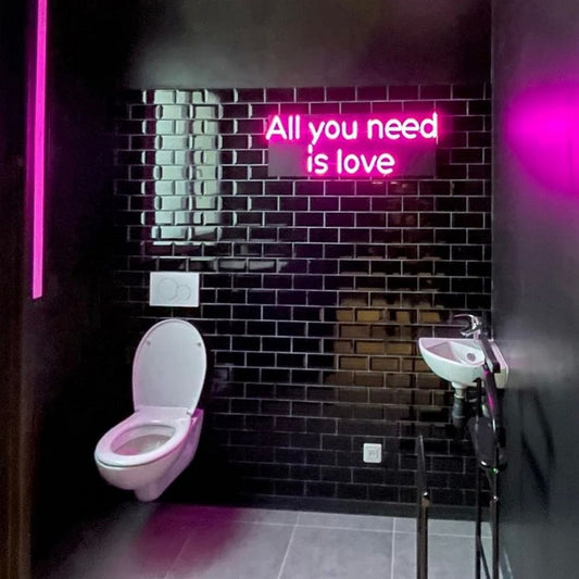 All You Need Is Love Neon Sign Wall Decor