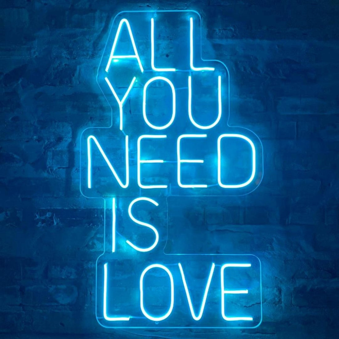 All You Need Is Love Neon Signs Wall Art