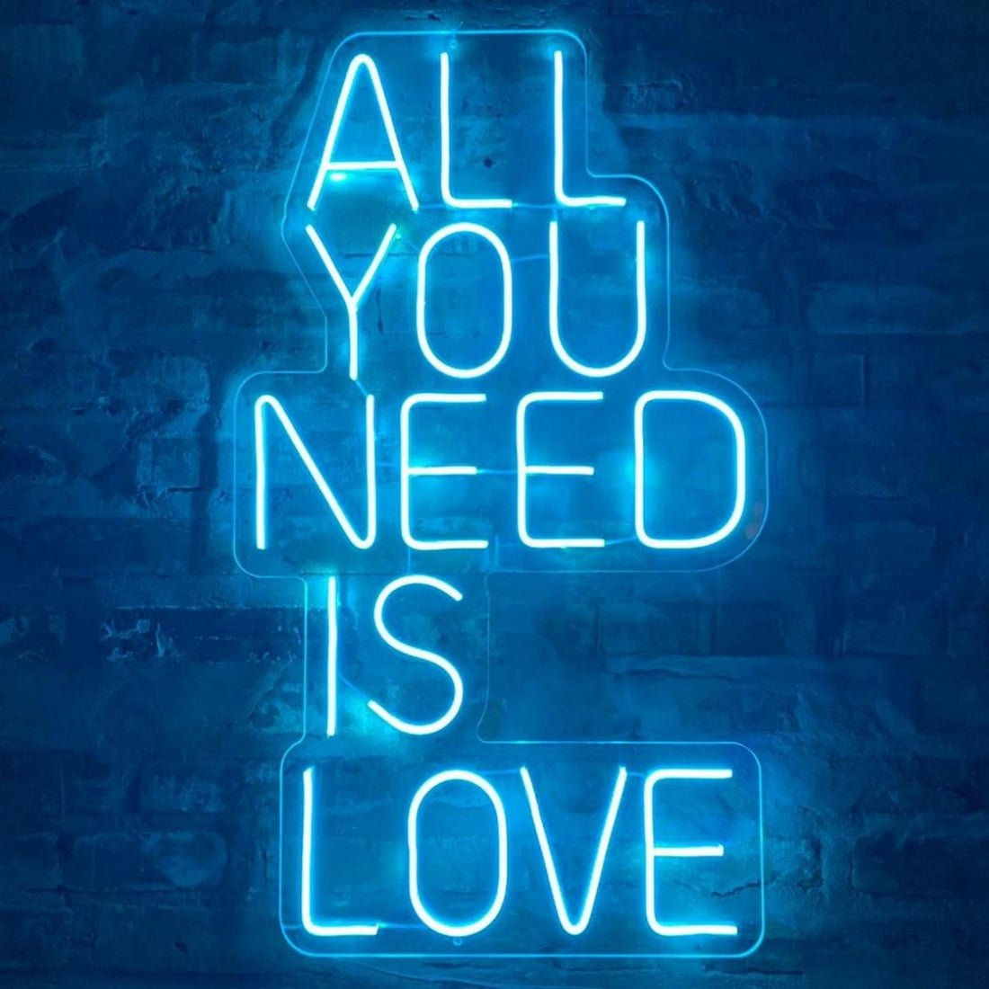 All You Need Is Love Neon Signs Wall Art - Shineneon