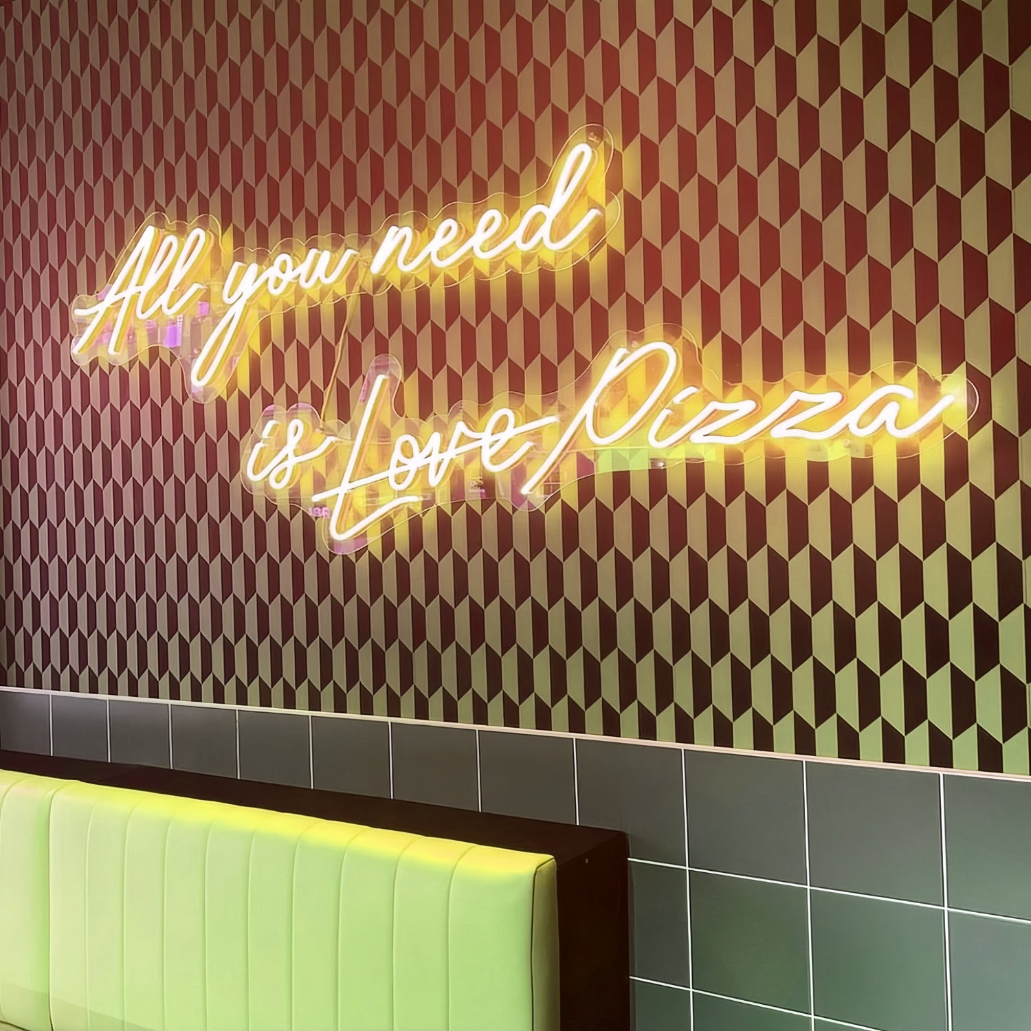 All You Need Is Love Pizza Light Up Your Space With Neon Love And Pizza | Shineneon