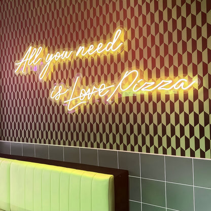 All You Need Is Love Pizza Light Up Your Space With Neon Love And Pizza | Shineneon