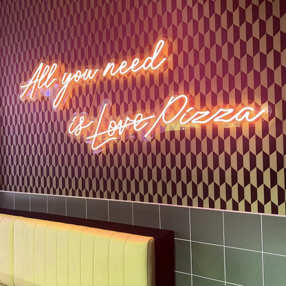 All You Need Is Love Pizza Light Up Your Space With Neon Love And Pizza | Shineneon
