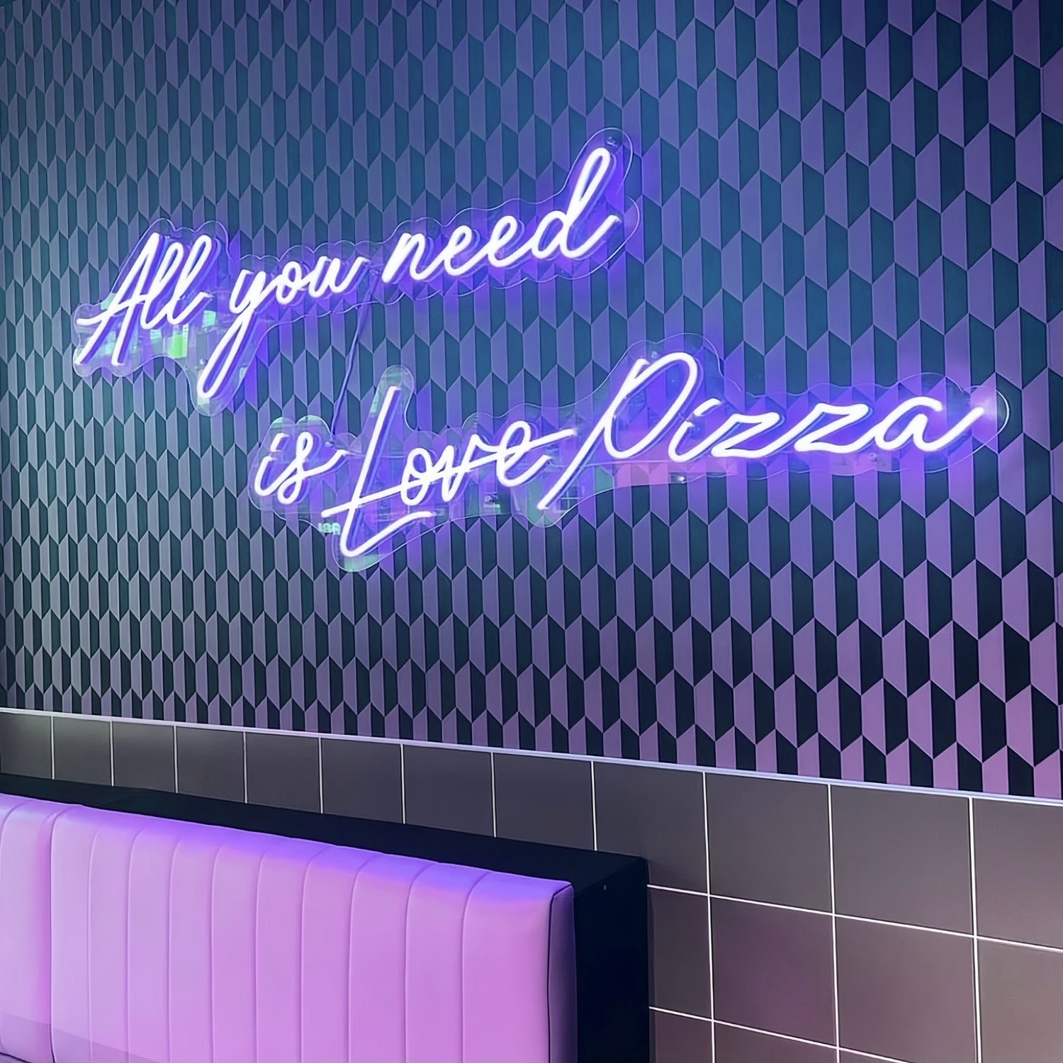 All You Need Is Love Pizza Light Up Your Space With Neon Love And Pizza | Shineneon