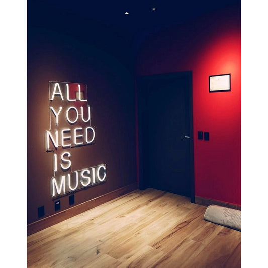 All You Need Is Music Led Sign Business Neon Sign