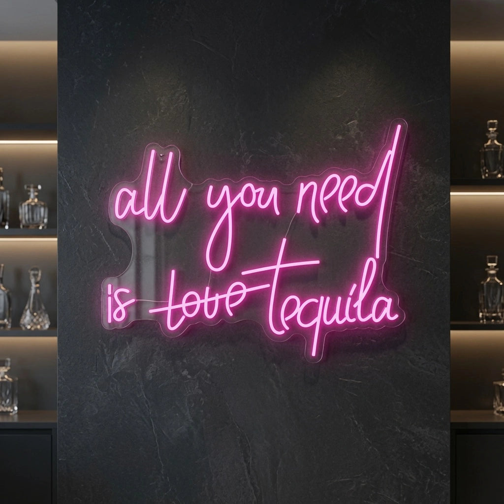 All You Need Is Tequila LED Neon Sign - 04 Size Image