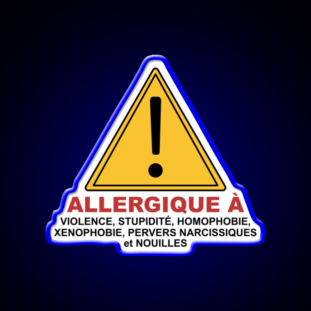 Allergic Man Cave Bar Led Neon Sign Rgb Color