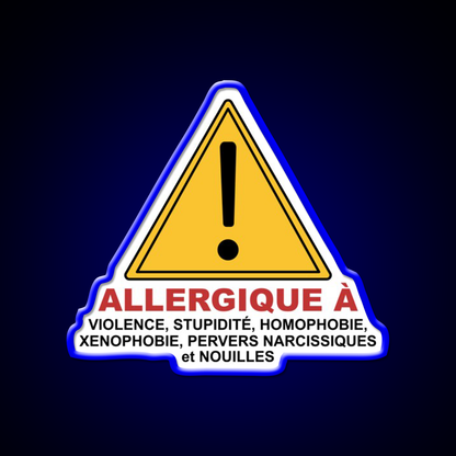 Allergic Man Cave Bar Led Neon Sign Rgb Color