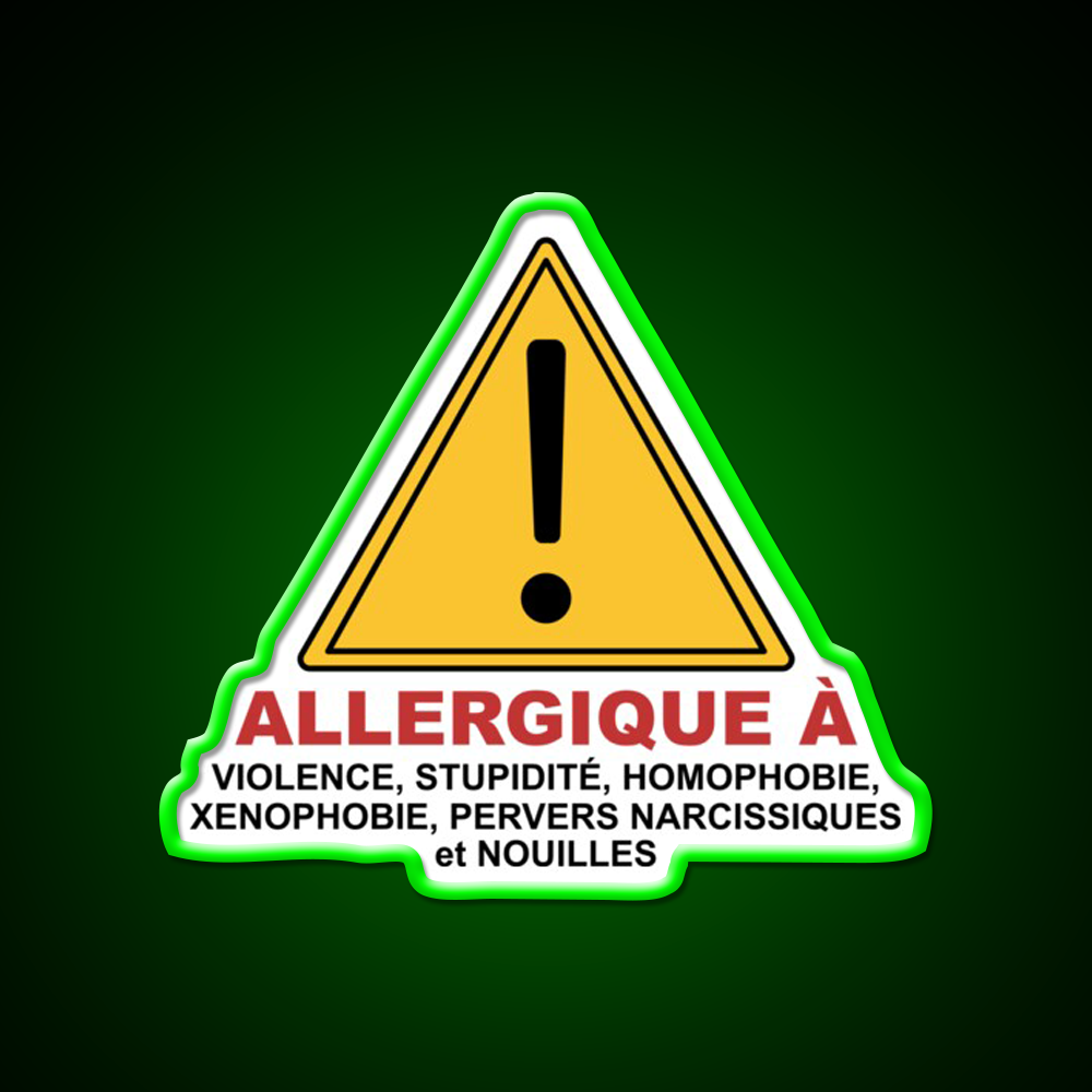 Allergic Man Cave Bar Led Neon Sign Rgb Color