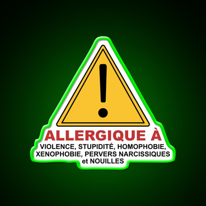 Allergic Man Cave Bar Led Neon Sign Rgb Color