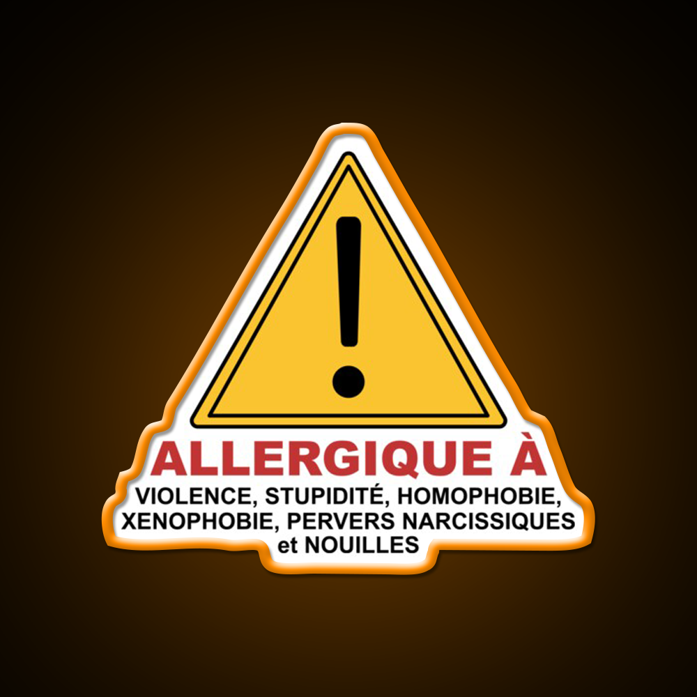 Allergic Man Cave Bar Led Neon Sign Rgb Color